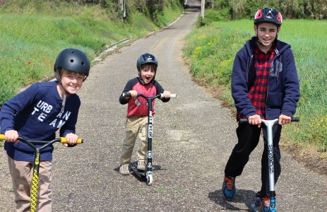 children having fun